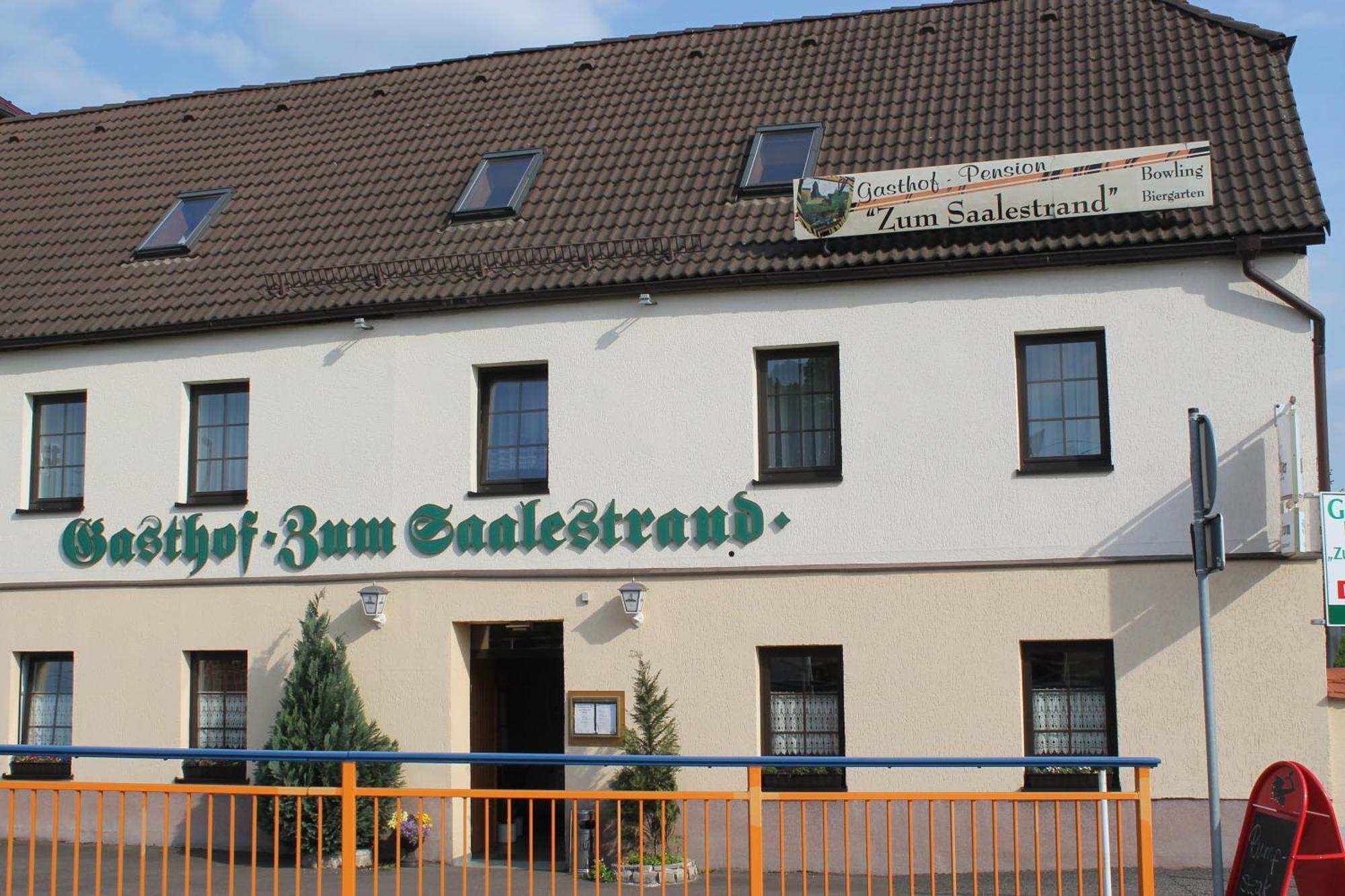 Gasthof & Pension Zum Saalestrand Bad Durrenberg Exterior photo