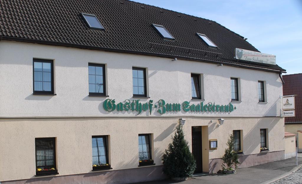 Gasthof & Pension Zum Saalestrand Bad Durrenberg Exterior photo