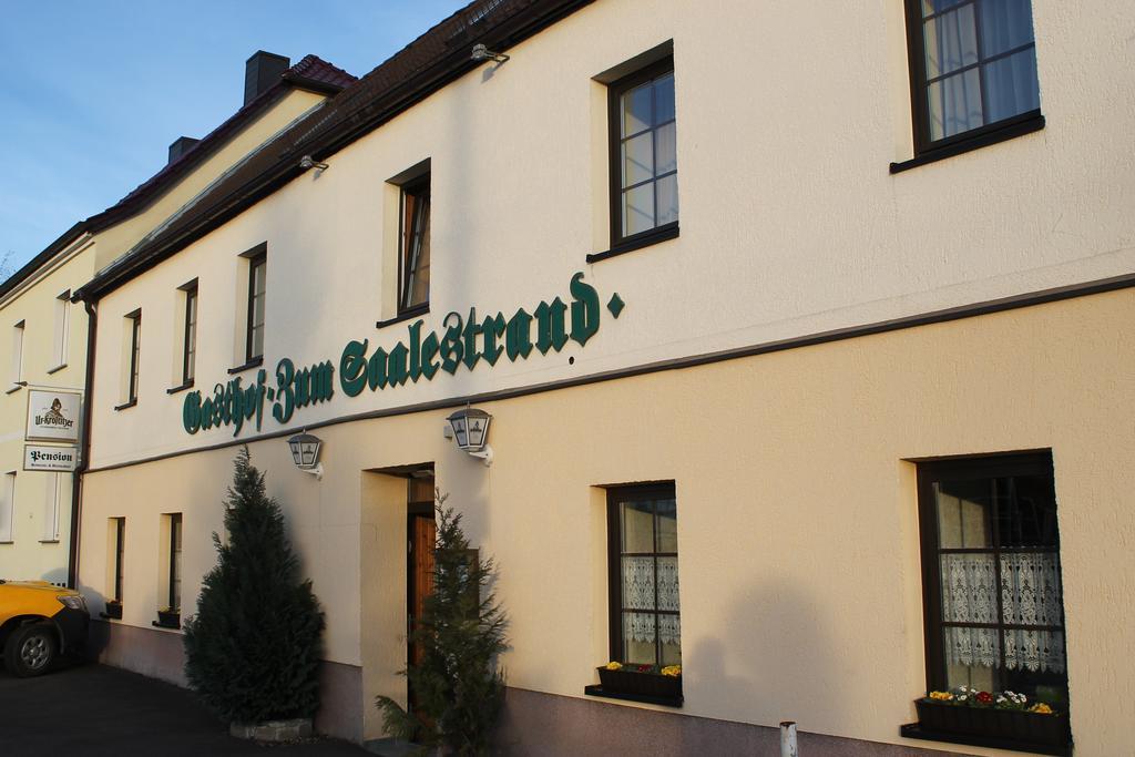 Gasthof & Pension Zum Saalestrand Bad Durrenberg Exterior photo